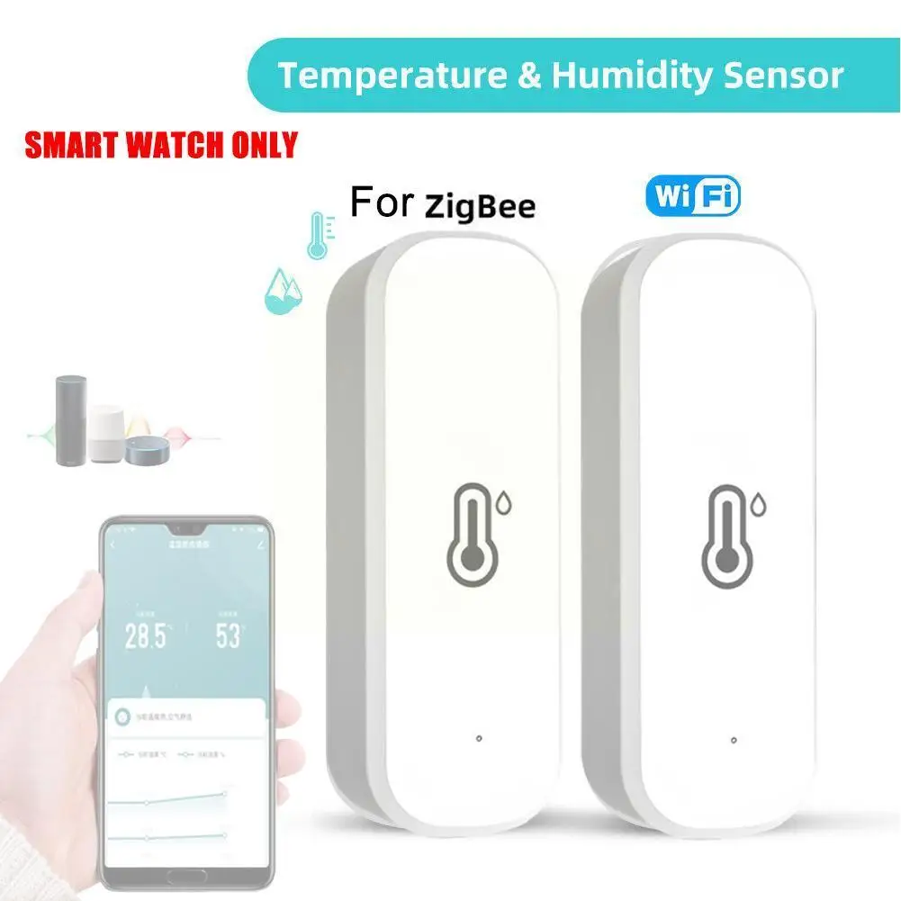 Tuya Zigbee/wifi Temperature Humidity Sensor Home Connected With Assistant Life Compatible Alexa Thermometer N9p4
Tuya Zigbee/wifi Temperature Humidity Sensor Home Connected With Assistant Life Compatible Alexa Thermometer N9p4