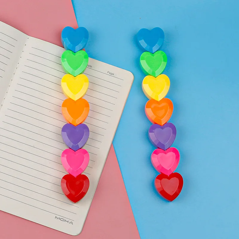 6 Color Love Heart Shape Highlighter Cute Marker Pens Kawaii DIY Scrapbooking Planner Journal Decorations Office School Supplies
6 Color Love Heart Shape Highlighter Cute Marker Pens Kawaii DIY Scrapbooking Planner Journal Decorations Office School Supplies