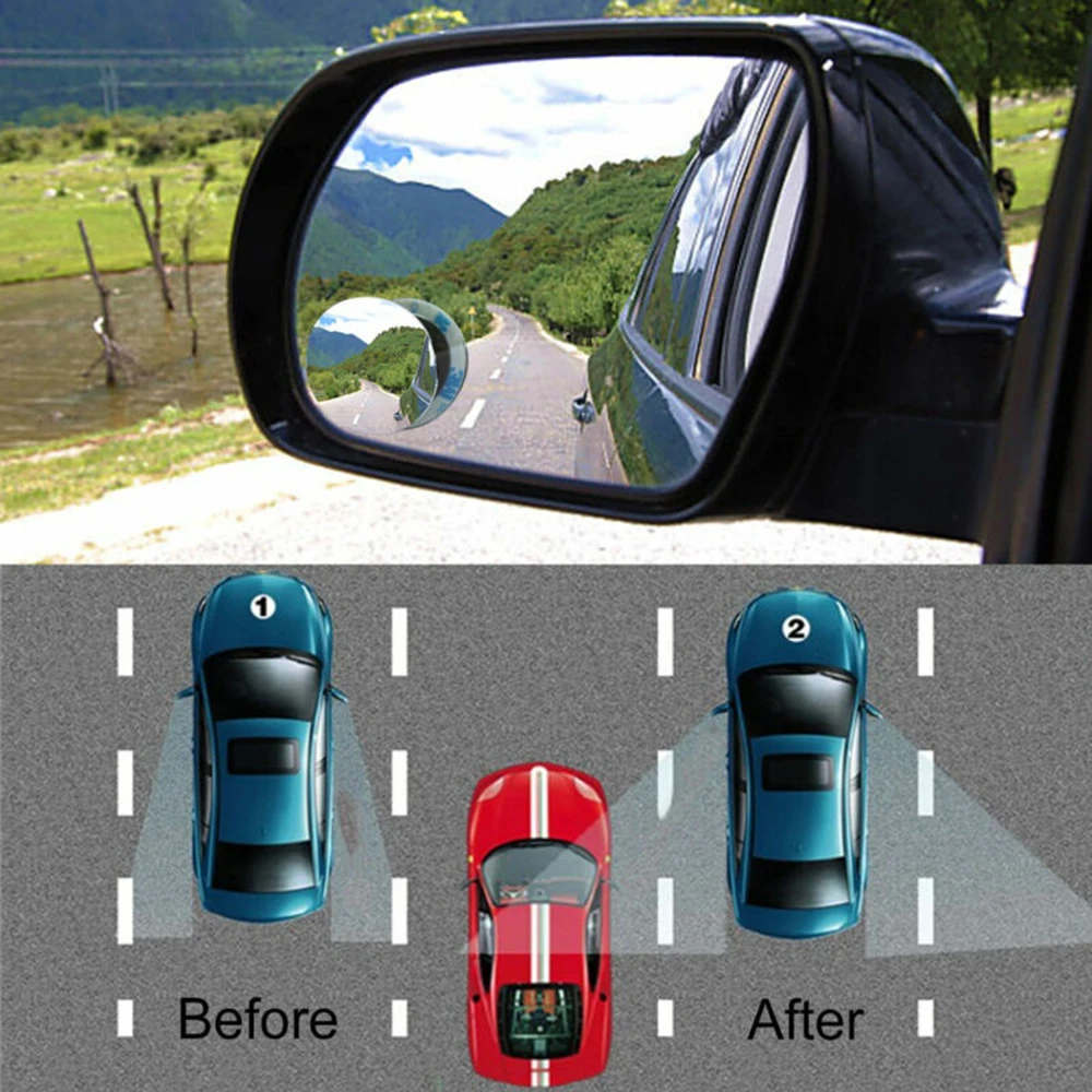 Replacement Rearview Mirror 2Pcs Accessories Convex Wide Angle Auto Exterior Parts Blind Spot Durable Portable
Replacement Rearview Mirror 2Pcs Accessories Convex Wide Angle Auto Exterior Parts Blind Spot Durable Portable