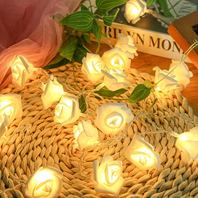 3M 20leds Rose Flower LED Fairy String Lights Garland Christmas Tree Decoration Outdoor Street Lamp Wedding Garden Decor 10leds
3M 20leds Rose Flower LED Fairy String Lights Garland Christmas Tree Decoration Outdoor Street Lamp Wedding Garden Decor 10leds