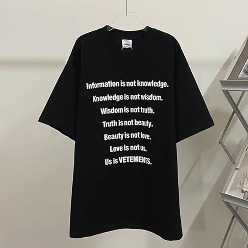 2022ss Vetements Fashion T-shirt Men 1:1 Best Quality Advertisement Logo US Is Vetements Women T Shirt Tees VTM Short Sleeve
2022ss Vetements Fashion T-shirt Men 1:1 Best Quality Advertisement Logo US Is Vetements Women T Shirt Tees VTM Short Sleeve