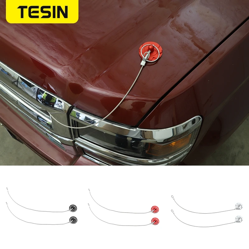 TESIN Car Engine Hood Latch Lock Decoration Cover for Dodge Challenger Charger Nitro RAM Chevy Silverado Exterior Accessories
TESIN Car Engine Hood Latch Lock Decoration Cover for Dodge Challenger Charger Nitro RAM Chevy Silverado Exterior Accessories