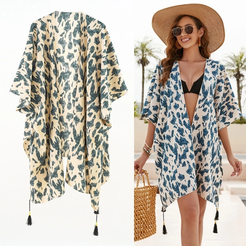 Женская купальная одежда, накидки, пикантный пляжный купальник-бикини с открытой спиной, кимоно, кардиган, накидка, Длинная пляжная одежда с цветочным принтом
Женская купальная одежда, накидки, пикантный пляжный купальник-бикини с открытой спиной, кимоно, кардиган, накидка, Длинная пляжная одежда с цветочным принтом