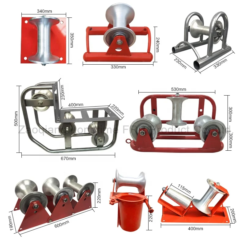 Manhole Cable Roller, Three Drum Cable Roller, Various single Cable Pulley rollers
Manhole Cable Roller, Three Drum Cable Roller, Various single Cable Pulley rollers