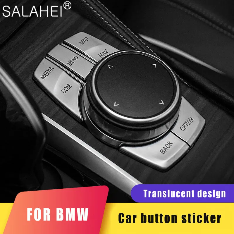 Car Interior Multimedia Buttons Cover Stickers Decoration Modification For BMW New 5 Series 528 530 540li Auto Styling Accessory
Car Interior Multimedia Buttons Cover Stickers Decoration Modification For BMW New 5 Series 528 530 540li Auto Styling Accessory
