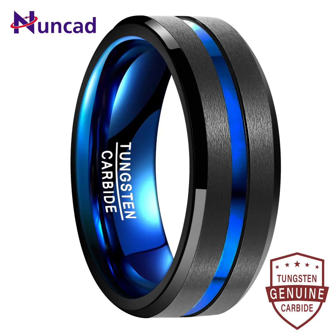 New Men's 8mm Tungsten Carbide Ring Blue Purple Tungsten Steel Ring Beveled Edge Wedding Band Size Comfort Fit
New Men's 8mm Tungsten Carbide Ring Blue Purple Tungsten Steel Ring Beveled Edge Wedding Band Size Comfort Fit