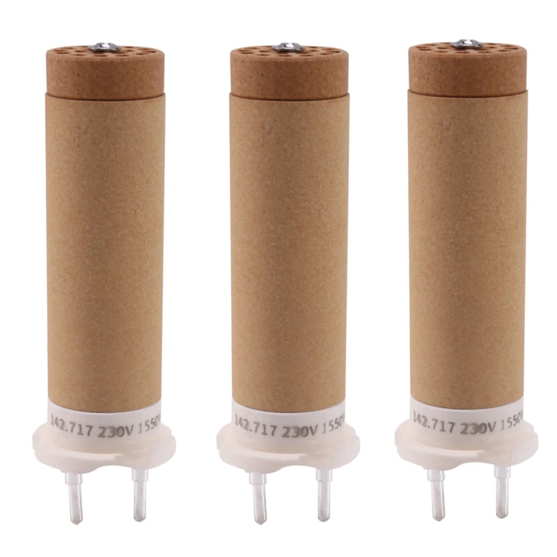 3X New 142.717 230V 1550W Ceramic Heating Elements For TRIAC ST/TRIAC AT Hot Air Tool
3X New 142.717 230V 1550W Ceramic Heating Elements For TRIAC ST/TRIAC AT Hot Air Tool