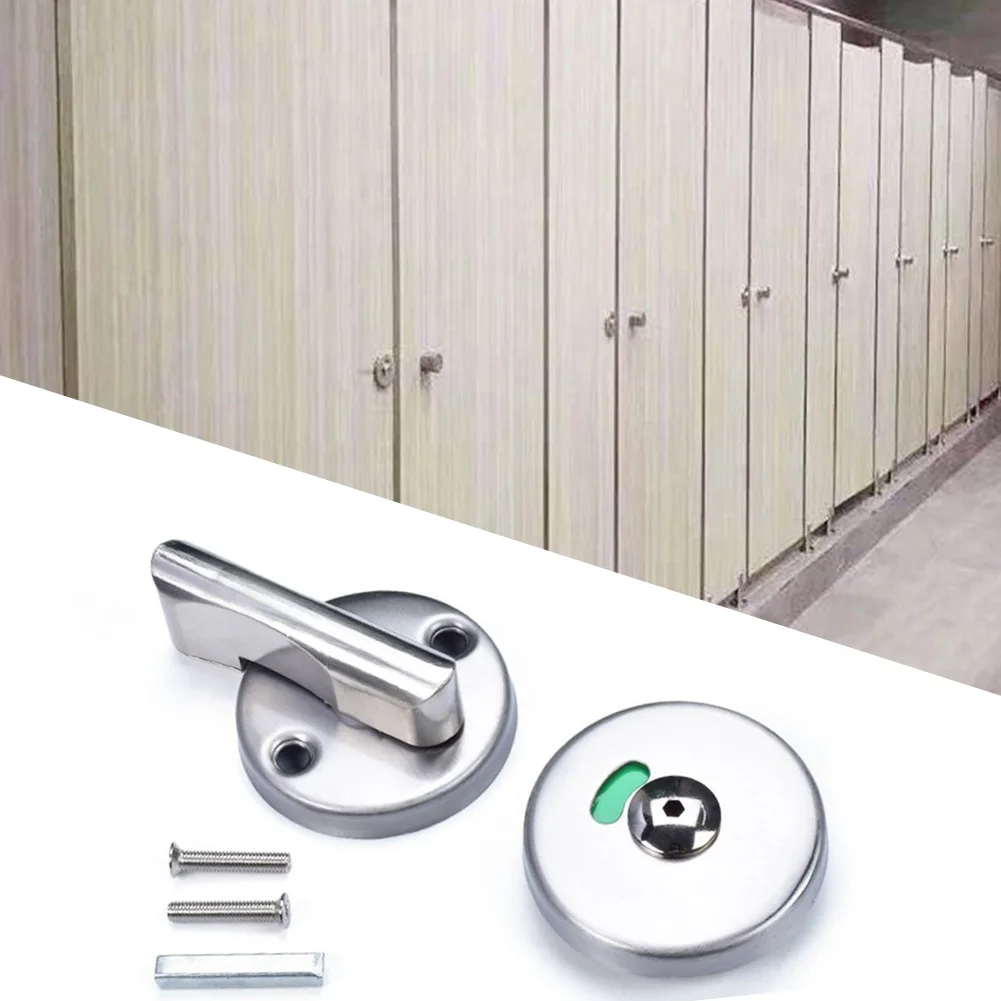 1pcs Indicator Bolt Vacant Engaged Bathroom Privacy WC Toilet Stainless Steel Door Lock Red Green Recognize For Restroom
1pcs Indicator Bolt Vacant Engaged Bathroom Privacy WC Toilet Stainless Steel Door Lock Red Green Recognize For Restroom