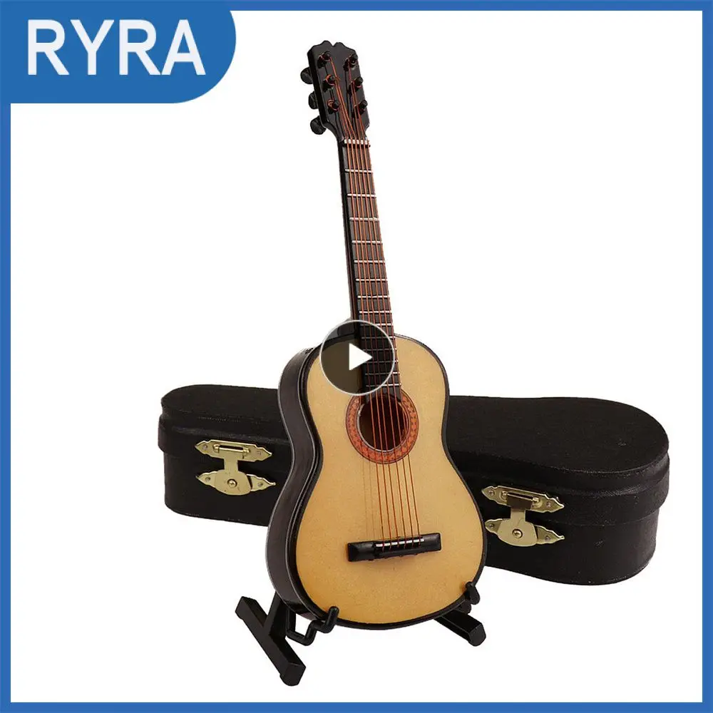 Guitar Simple Interesting Birthday Present Mini Model Ornaments Beauty And Health Musical Instrument Wooden Portable Delicate
Guitar Simple Interesting Birthday Present Mini Model Ornaments Beauty And Health Musical Instrument Wooden Portable Delicate