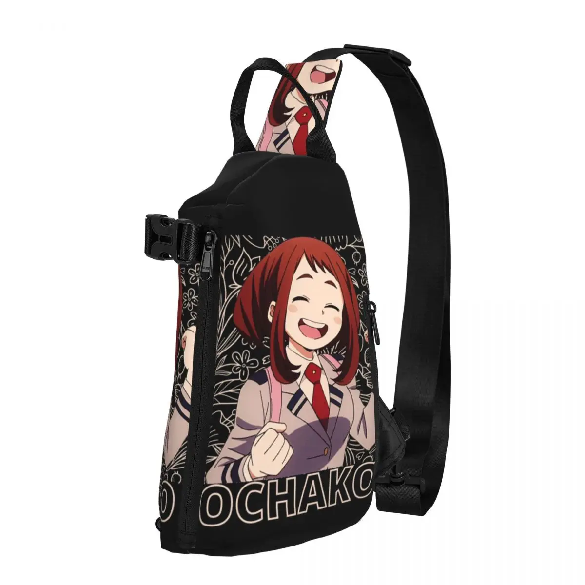 Ochaco Uraraka Fighting Shoulder Bags My Hero Academia Streetwear Chest Bag Motorcycle Print Sling Bag Leisure Phone Small Bags
Ochaco Uraraka Fighting Shoulder Bags My Hero Academia Streetwear Chest Bag Motorcycle Print Sling Bag Leisure Phone Small Bags