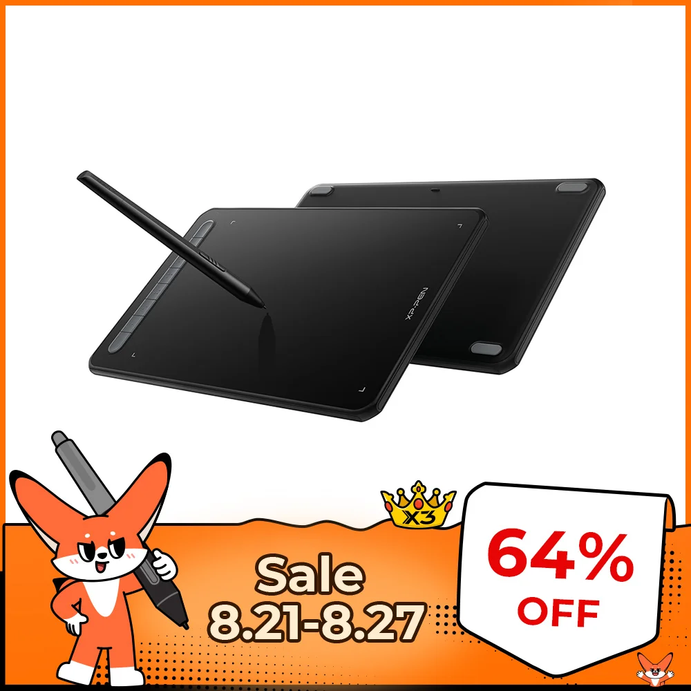XPPen Deco M Digital Graphic Tablet Drawing Tablet Pen Tablet X3-Smart-Chip Stylus Support Windows Mac Android Chrome OS/ Linux
XPPen Deco M Digital Graphic Tablet Drawing Tablet Pen Tablet X3-Smart-Chip Stylus Support Windows Mac Android Chrome OS/ Linux