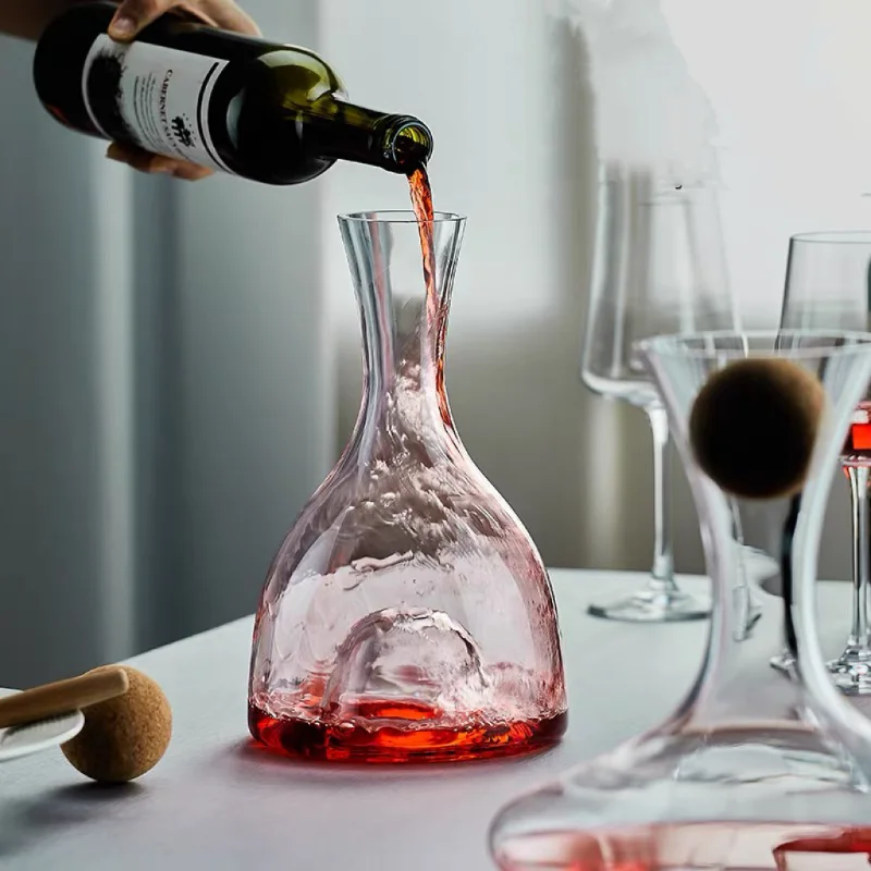 

1500 мл винный набор Арт графин с пробкой прибор для розлива виски красное вино бутылок вина сепаратор домашний бар инструмент внизу Hill Форма