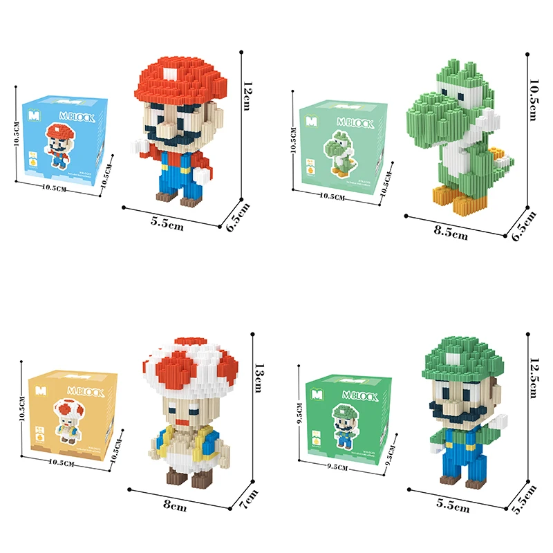 Super Mario Bros Series Building Blocks Creative Cartoons Game Puzzle Assembling Mini Action Figures Model Bricks Kid Toys Gifts 
Super Mario Bros Series Building Blocks Creative Cartoons Game Puzzle Assembling Mini Action Figures Model Bricks Kid Toys Gifts