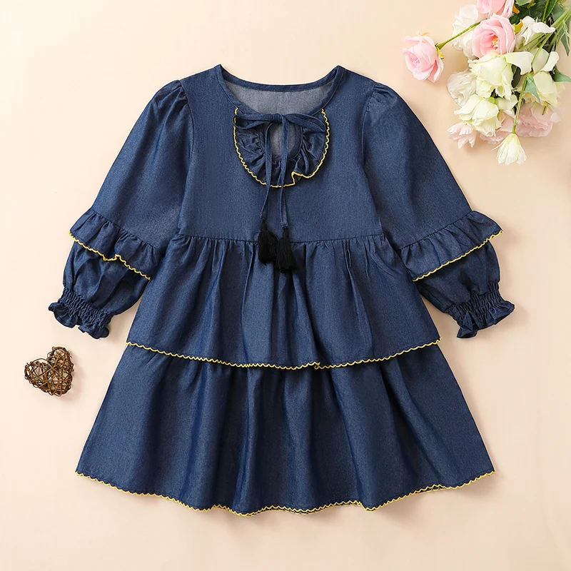 Toddler Kids Baby Girl Denim Dress Tie-up Ruffle Long Sleeve Casual Party Dresses Fall Clothes Outfits
Toddler Kids Baby Girl Denim Dress Tie-up Ruffle Long Sleeve Casual Party Dresses Fall Clothes Outfits