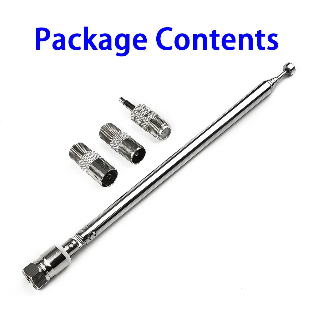 Antenna Radio Aerial Adapter Extendable Thread Design HiFi AV Receiver W 3 Antenna + Adapters Portable Aktisch
Antenna Radio Aerial Adapter Extendable Thread Design HiFi AV Receiver W 3 Antenna + Adapters Portable Aktisch