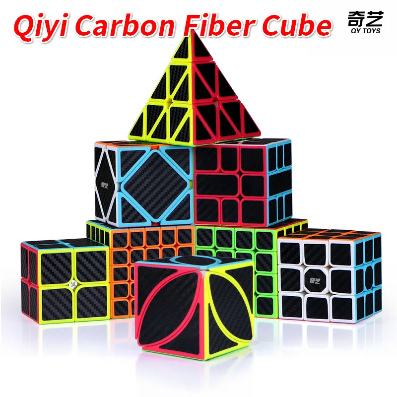 

Qiyi Carbon Fiber Cube Magic 2x2x2 3x3x3 Speed Cube 4x4x4 5x5x5 Skew SQ-1 Pyramid Cube X-CUBE Leaf Puzzle Neo Cubo Magico