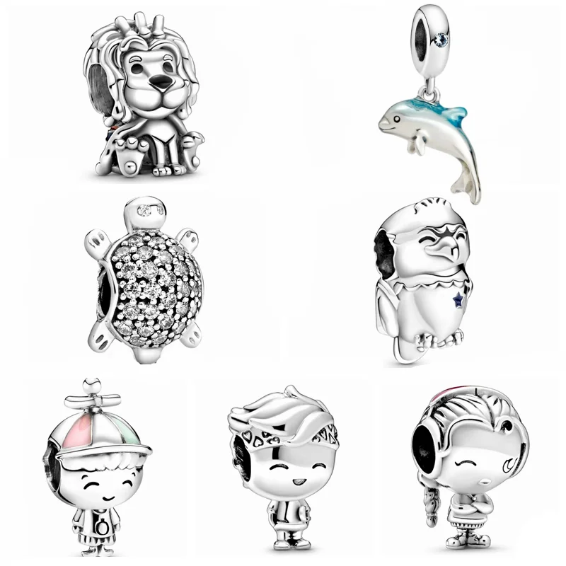 MC New Retro Silver Color Mouse Dog Mermaid Eyes Boy Beads Charm Fit Original Pandora Bracelet DIY Jewelry Making For Women
MC New Retro Silver Color Mouse Dog Mermaid Eyes Boy Beads Charm Fit Original Pandora Bracelet DIY Jewelry Making For Women
