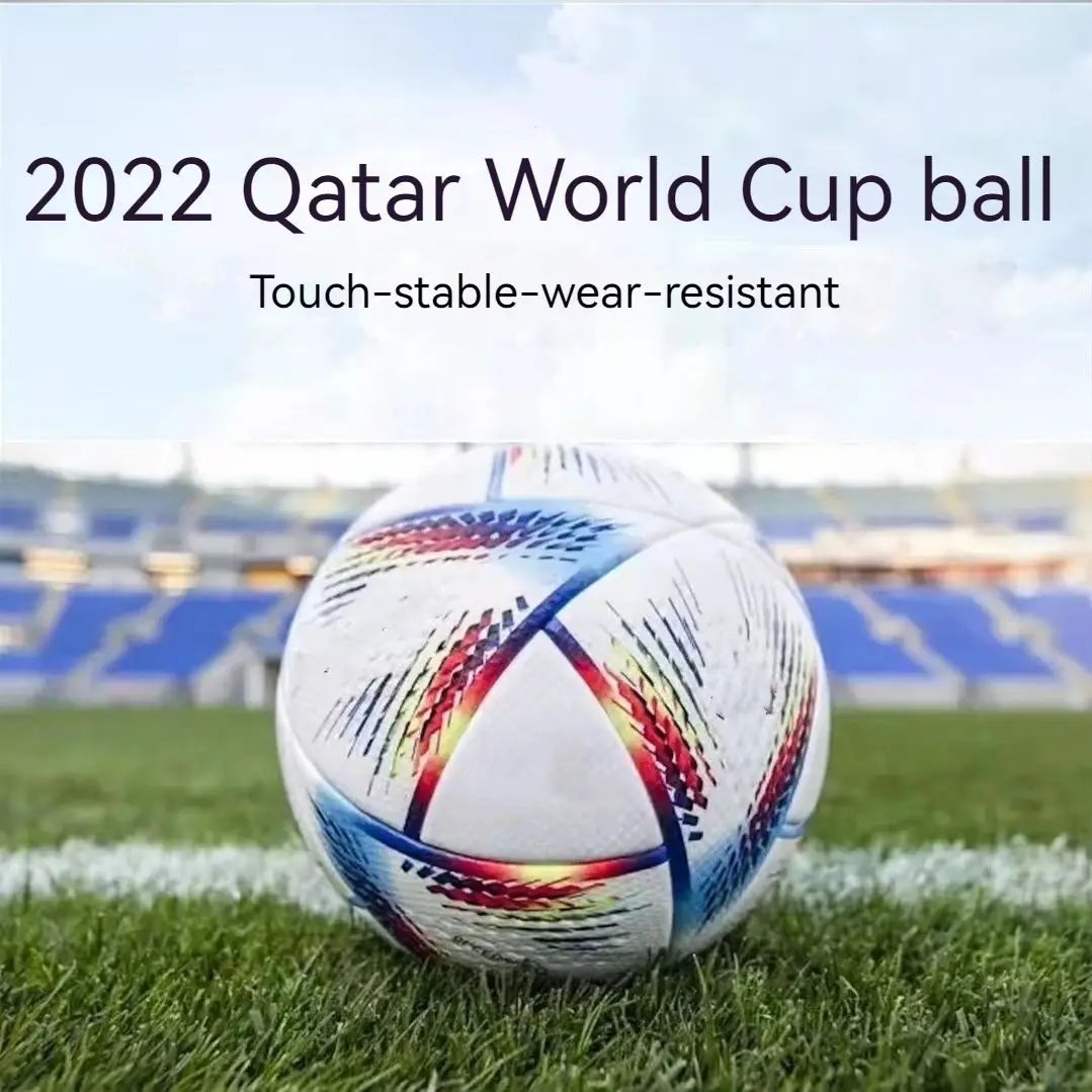 2022 New World Cup Soccer Ball Official Size 5 PU Material Seamless Outdoor Football Training Match League Balls futbol
2022 New World Cup Soccer Ball Official Size 5 PU Material Seamless Outdoor Football Training Match League Balls futbol