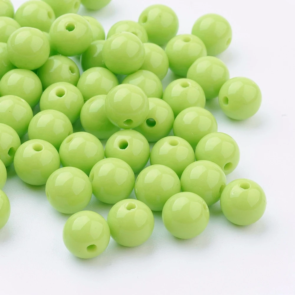 500g Opaque Acrylic Beads Round Green Size: about 8mm in diameter hole: 1.5mm(Range: 1.3~1.8mm) about 1700pcs/500g
500g Opaque Acrylic Beads Round Green Size: about 8mm in diameter hole: 1.5mm(Range: 1.3~1.8mm) about 1700pcs/500g