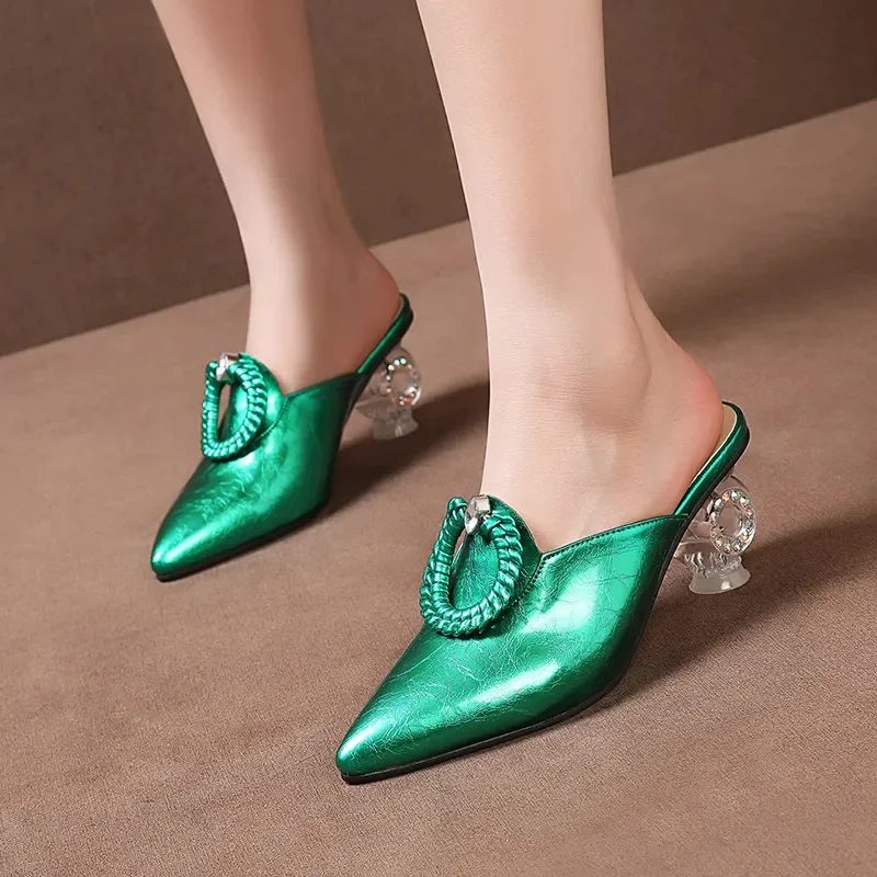 Cresfimix/Zapatos De Mujer; Женские милые туфли с острым носком высокого качества; Зеленые весенние туфли без застежки на каблуке; Женские модные вечерн...
Cresfimix/Zapatos De Mujer; Женские милые туфли с острым носком высокого качества; Зеленые весенние туфли без застежки на каблуке; Женские модные вечерн...