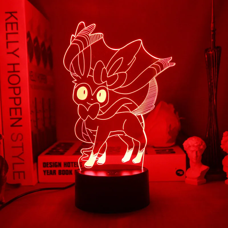 Pokémon Eevee 3D Night Light Bedside Lamp Table Lamp USB Plug-in Boy Birthday Gift Decorative Lamp Bedroom Decoration Cartoon
Pokémon Eevee 3D Night Light Bedside Lamp Table Lamp USB Plug-in Boy Birthday Gift Decorative Lamp Bedroom Decoration Cartoon