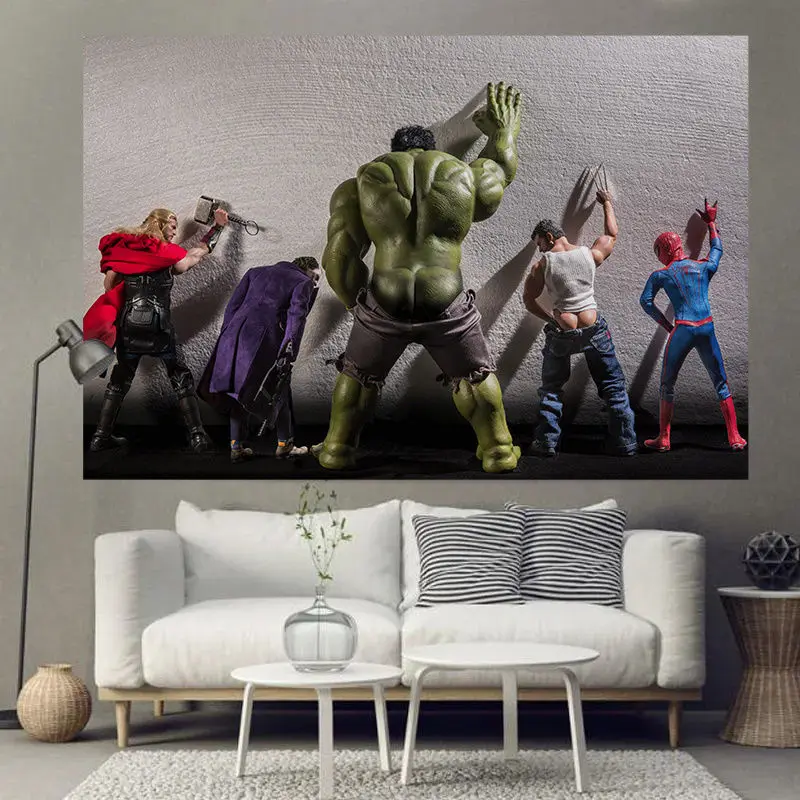 Мстители Marvel постер HD общежитие детская комната спальня обои Железный человек