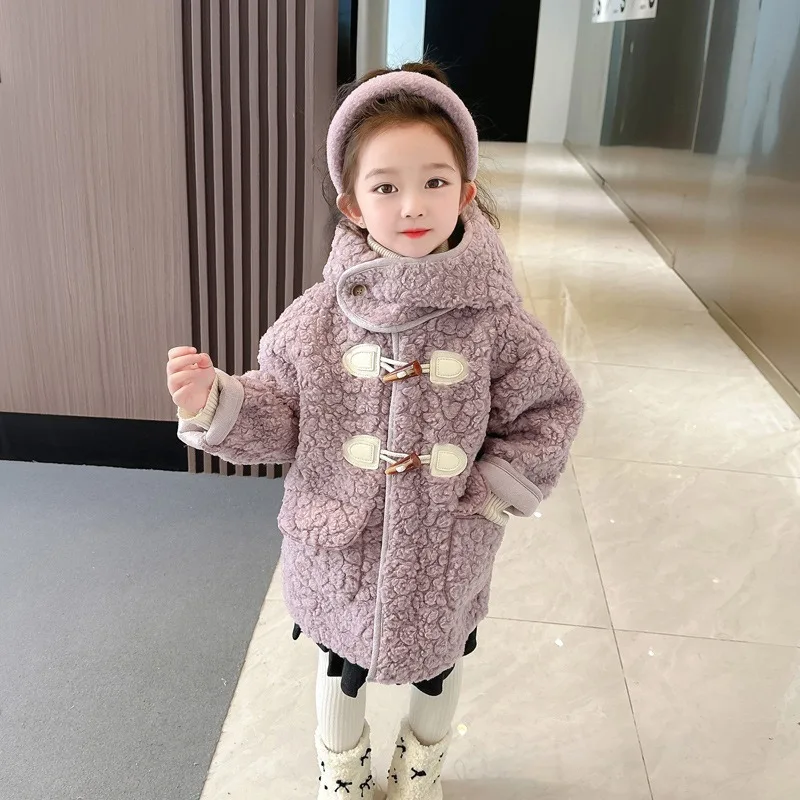 2023 New Girls One Piece Coat Plush Autumn Winter Berber Fleece Warm All-match Loose Fashion Hooded Fur
2023 New Girls One Piece Coat Plush Autumn Winter Berber Fleece Warm All-match Loose Fashion Hooded Fur