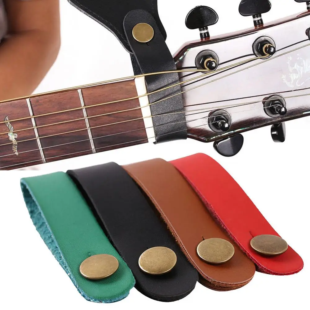 Faux Leather Guitar Neck Headstock Strap Holder Button Safe Lock with Metal Fastener Guitar Strap Belt for Electric Guitar Bass
Faux Leather Guitar Neck Headstock Strap Holder Button Safe Lock with Metal Fastener Guitar Strap Belt for Electric Guitar Bass