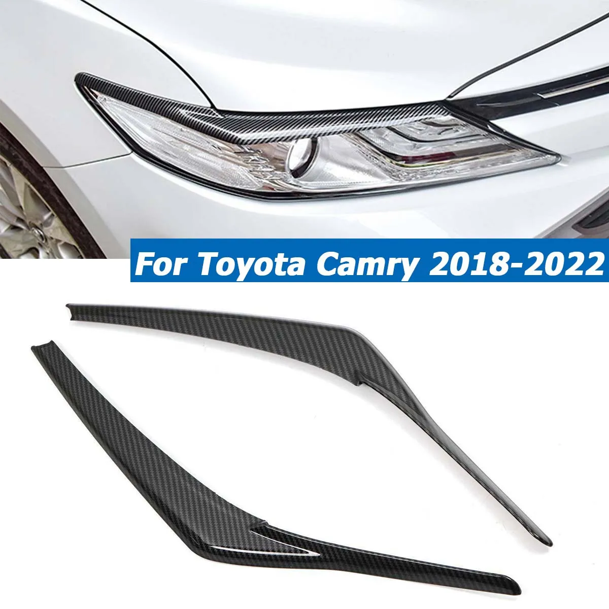 2 шт., накладки на передние фары для Toyota Camry LE XLE SE XSE 2018 - 2022
2 шт., накладки на передние фары для Toyota Camry LE XLE SE XSE 2018 - 2022