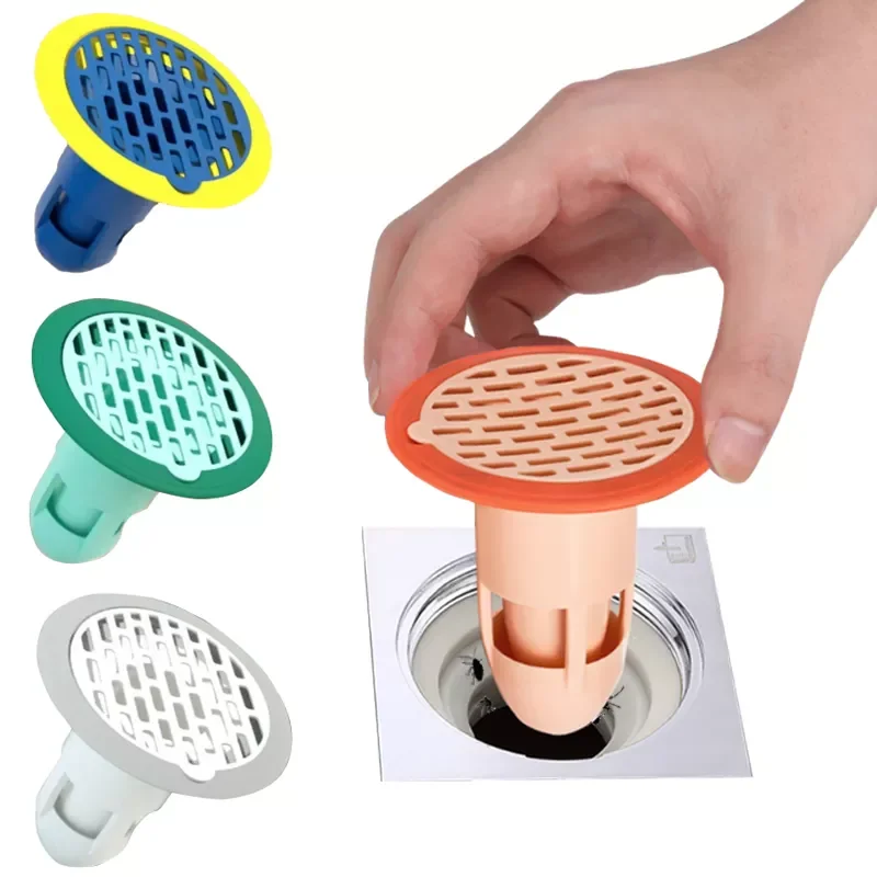 

Smell Removal Sealing Silicone Cover Deodorant Floor Drain Toilet Filter Net Insect-proof Kitchen Bathroomr Drain Cover