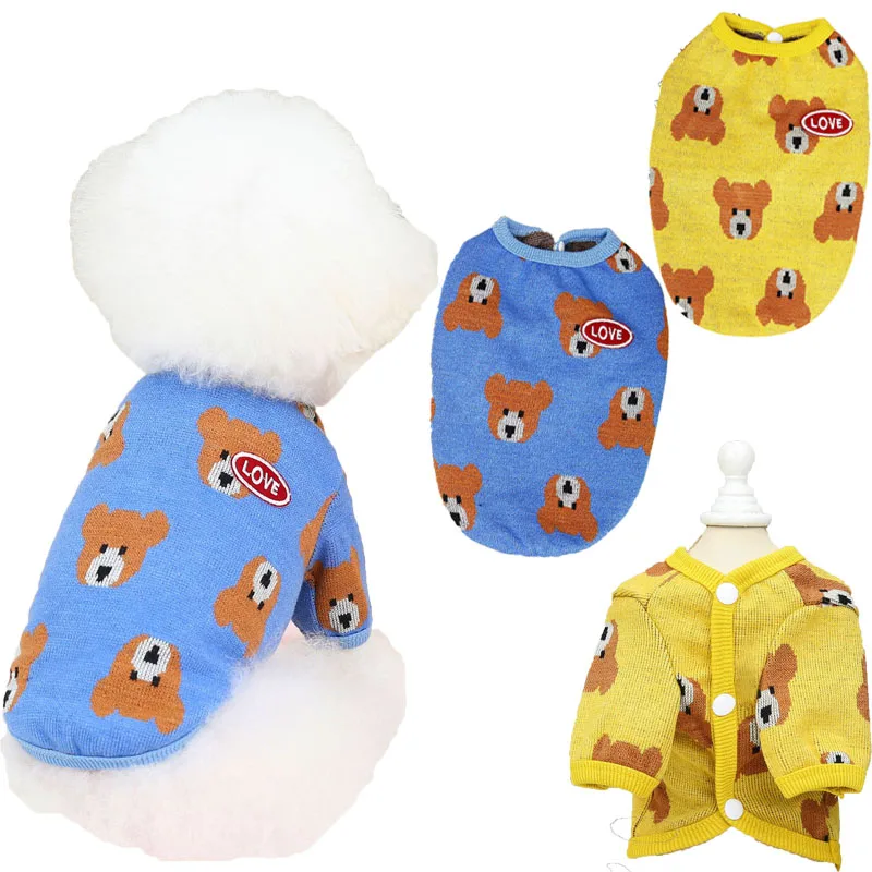 Animal Pattern Autumn Dog Clothes Dog Coat Jacket For Small Dogs Yorkie Pet Overcoat Puppy Cat Knitted Jumper Cardigan Sweater
Animal Pattern Autumn Dog Clothes Dog Coat Jacket For Small Dogs Yorkie Pet Overcoat Puppy Cat Knitted Jumper Cardigan Sweater