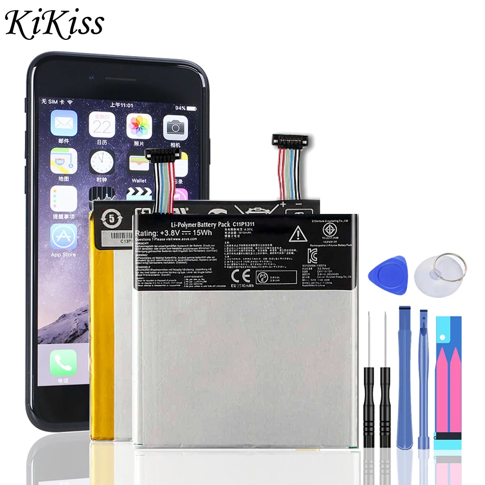 Для ASUS C11P1311 Аккумулятор для ASUS FONEPAD 7 ME175 ME175CG K00Z K00S 3910 мАч фотоаккумулятор + Инструменты
Для ASUS C11P1311 Аккумулятор для ASUS FONEPAD 7 ME175 ME175CG K00Z K00S 3910 мАч фотоаккумулятор + Инструменты