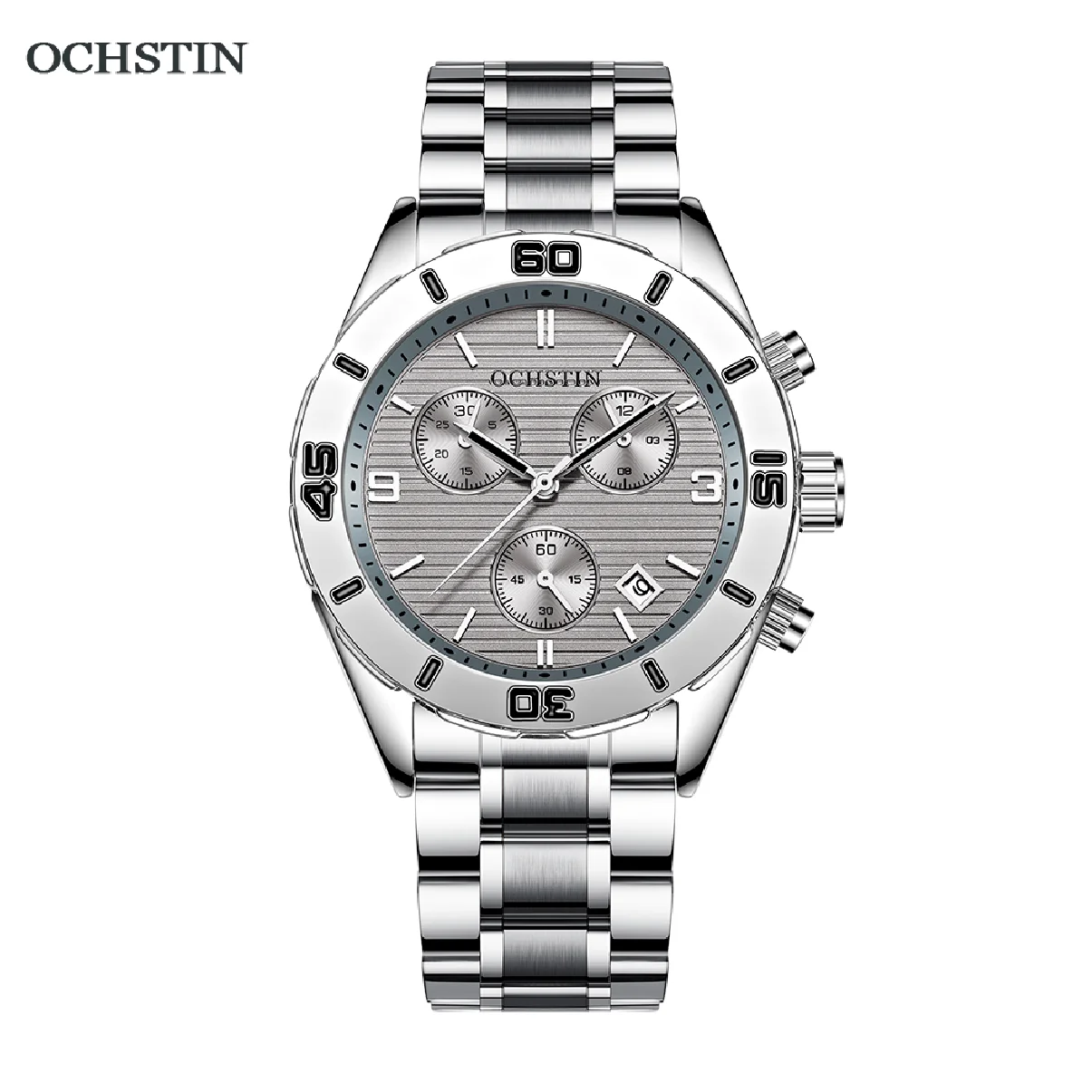 OCHSTIN Top Brand Luxury Men Fashion Casual Quartz Watches Stainless Steel Sport Calendar Chronograph Waterproof Male Clock
OCHSTIN Top Brand Luxury Men Fashion Casual Quartz Watches Stainless Steel Sport Calendar Chronograph Waterproof Male Clock