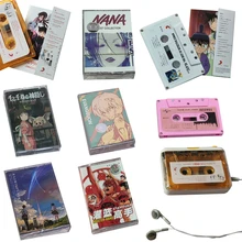 Music Tape Cards Detective Japanese Anime Bocchi The Rock Nana Hatsune Miku Cartoon Character Soundtrack Collecting Record Gifts