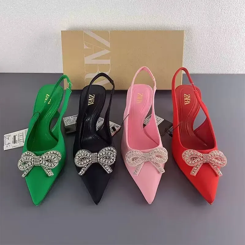 Летние сандалии, простые женские брендовые классические дизайнерские сандалии, женская обувь для банкета, обувь ZRA с бантом, большие размеры, высокие каблуки
Летние сандалии, простые женские брендовые классические дизайнерские сандалии, женская обувь для банкета, обувь ZRA с бантом, большие размеры, высокие каблуки