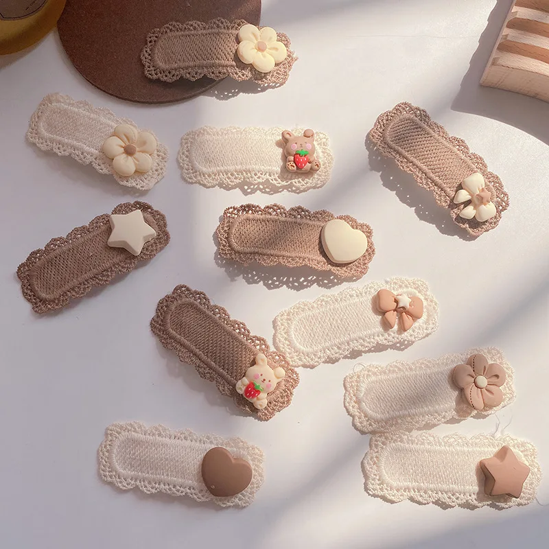 Cute Kids Styling Hairpins Lace Flower Star Hair Clips Barrette Children Headwear for Kids Braiding Tools Hair Accessories
Cute Kids Styling Hairpins Lace Flower Star Hair Clips Barrette Children Headwear for Kids Braiding Tools Hair Accessories
