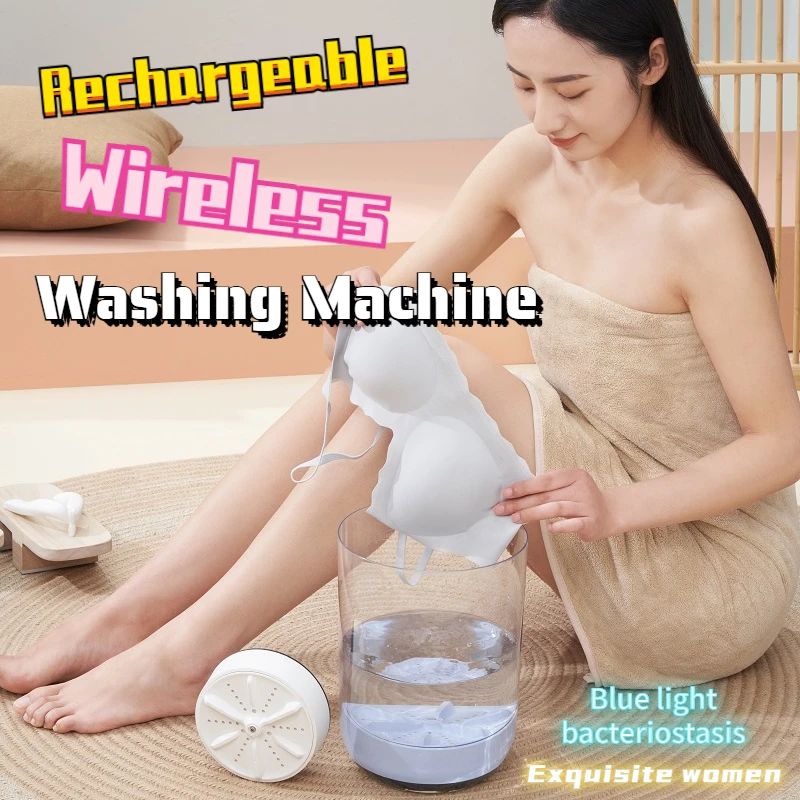 Mini Portable Washer Rechargeable Foldable Washer Automatic Induction Underwear Socks Small Washing Machine For Home Travel
Mini Portable Washer Rechargeable Foldable Washer Automatic Induction Underwear Socks Small Washing Machine For Home Travel