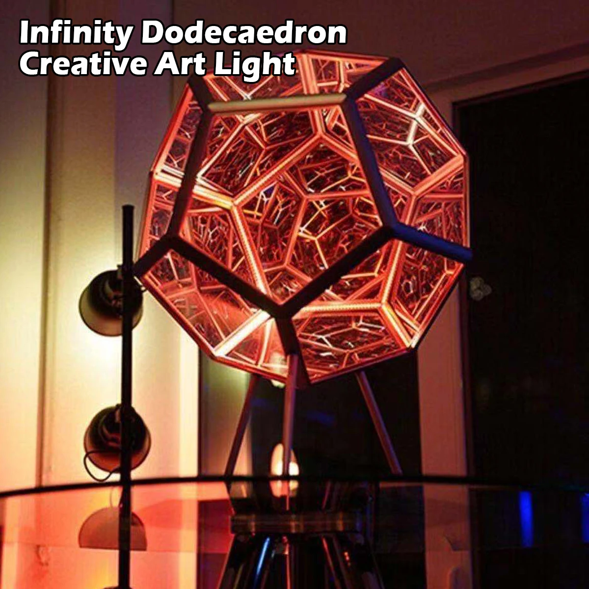Creative LED Infinity Dodecahedron Color Art Night Light Geometry Dodecahedron Dream Light Starry Sky Lights for Girlfriend Gift
Creative LED Infinity Dodecahedron Color Art Night Light Geometry Dodecahedron Dream Light Starry Sky Lights for Girlfriend Gift
