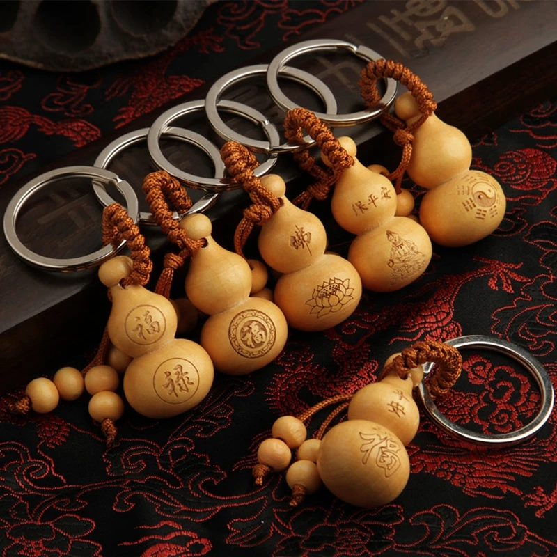 Cute Mini Calabash Keychain Pendant Creative Solid Mahogany Handle Hanging Car Key Chain Keyring for Both Men and Women Holder
Cute Mini Calabash Keychain Pendant Creative Solid Mahogany Handle Hanging Car Key Chain Keyring for Both Men and Women Holder