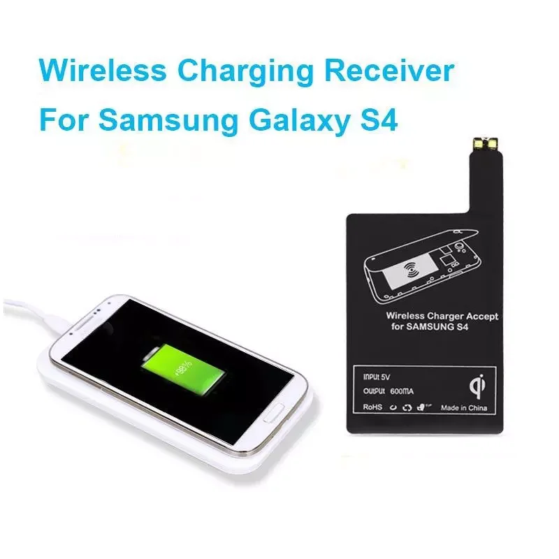 Qi Wireless Receiver Charging Wirelress Coil Receptor For Samsung Galaxy S4 i9500
Qi Wireless Receiver Charging Wirelress Coil Receptor For Samsung Galaxy S4 i9500