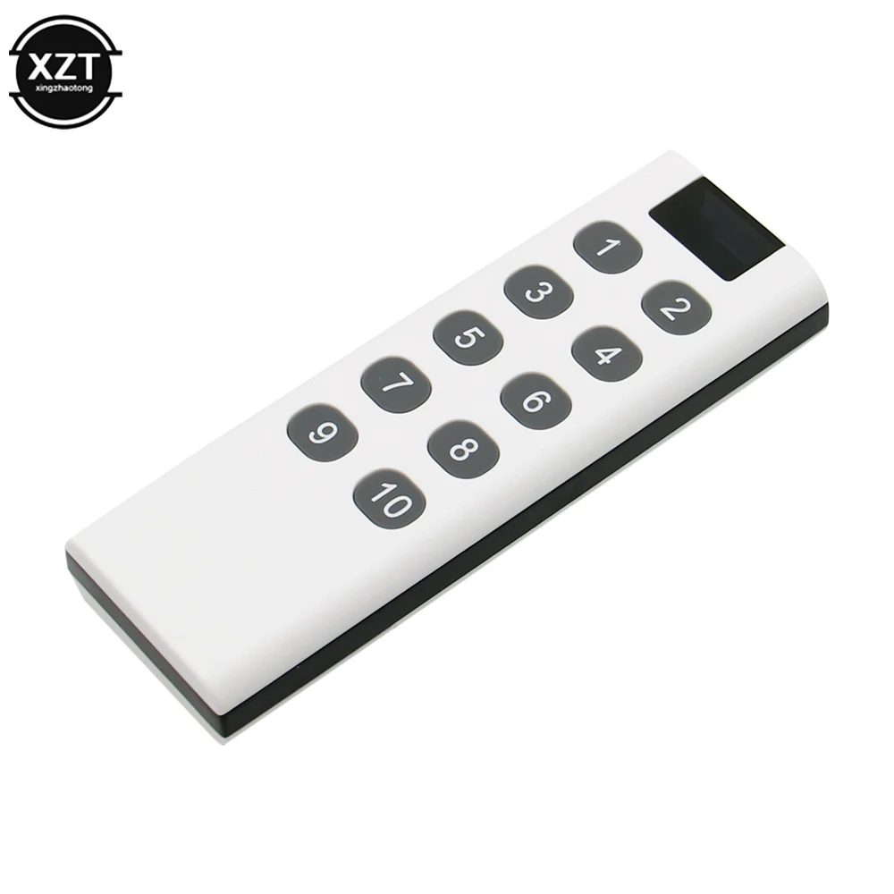 433MHz Wireless Digital Remote Control 10-key LED Controller Remote Wireless Remote Control for 2262/EV1527 Remote Control
433MHz Wireless Digital Remote Control 10-key LED Controller Remote Wireless Remote Control for 2262/EV1527 Remote Control