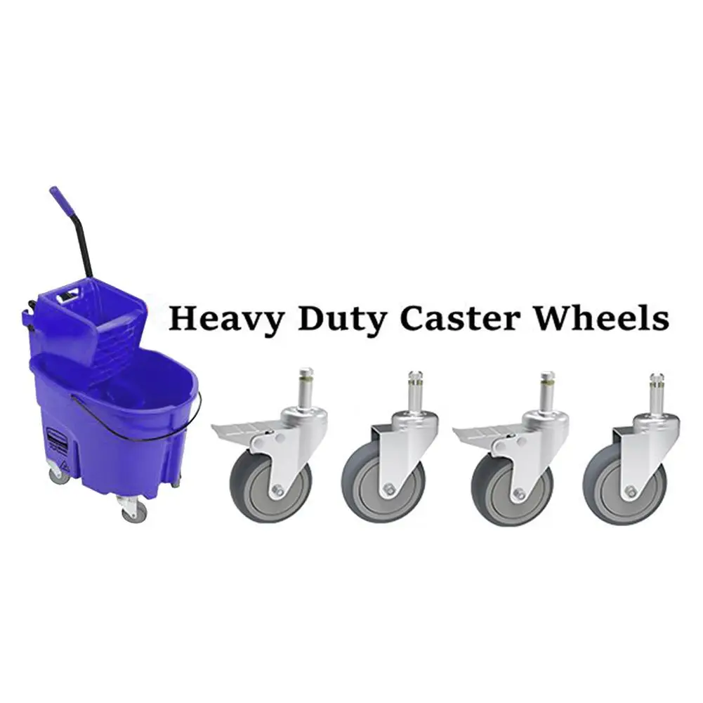 Rubber Swivel Casters 1-3/8\" Pole Length 3 Inch 7/16\" Stem Diameter Casters For Heavy Duty TPR Non-destructive
Rubber Swivel Casters 1-3/8\" Pole Length 3 Inch 7/16\" Stem Diameter Casters For Heavy Duty TPR Non-destructive