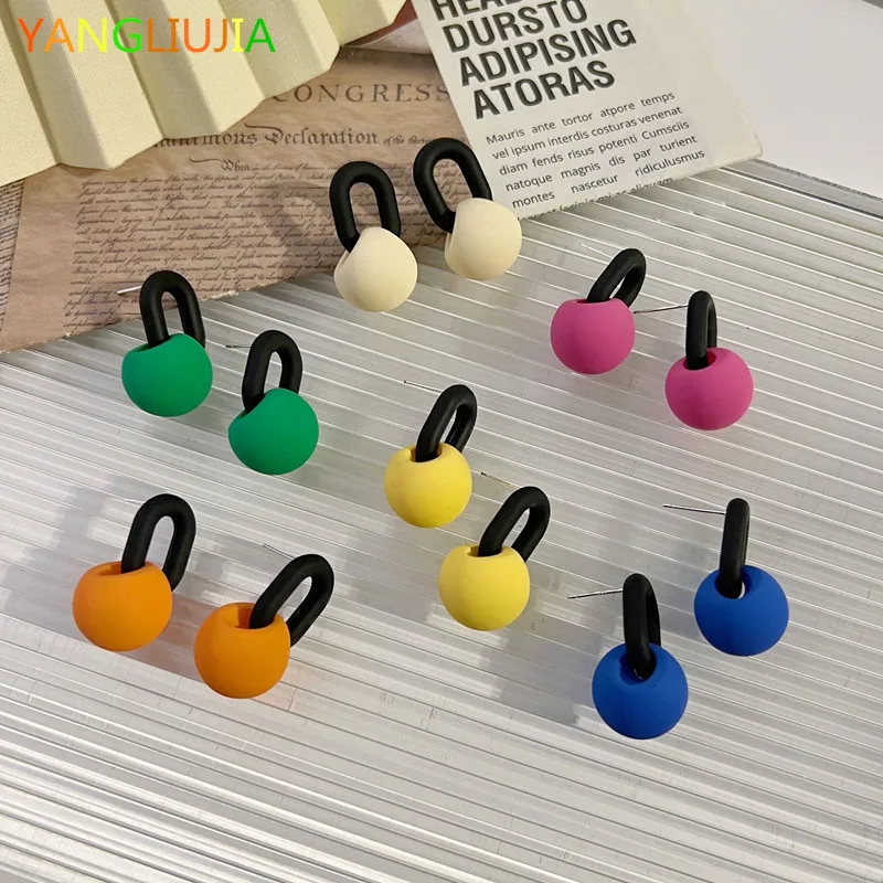 Color Acrylic Pendant Earrings South Korea's Temperament Sweet Personality Fashion Stud Earrings Girls Birthday Gift Accessories
Color Acrylic Pendant Earrings South Korea's Temperament Sweet Personality Fashion Stud Earrings Girls Birthday Gift Accessories