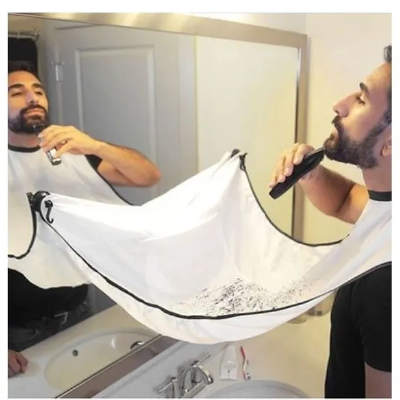 120x80cm Man Bathroom Apron Black Beard Apron Hair Shave Apron for Man Waterproof Floral Cloth Household Cleaning Protecter
120x80cm Man Bathroom Apron Black Beard Apron Hair Shave Apron for Man Waterproof Floral Cloth Household Cleaning Protecter