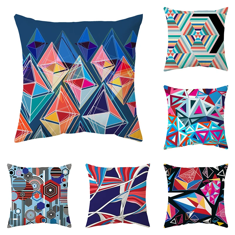 Customizable Colorful Geometric Lines Creative Mosaic Cushion Cover Living Room Sofa Office Cushion Cover Home
Customizable Colorful Geometric Lines Creative Mosaic Cushion Cover Living Room Sofa Office Cushion Cover Home