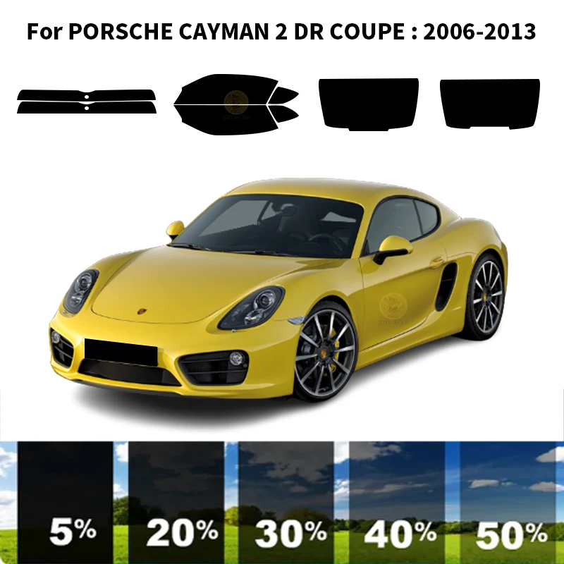 Precut nanoceramics car UV Window Tint Kit Automotive Window Film For PORSCHE CAYMAN 2 DR COUPE 2006-2013
Precut nanoceramics car UV Window Tint Kit Automotive Window Film For PORSCHE CAYMAN 2 DR COUPE 2006-2013