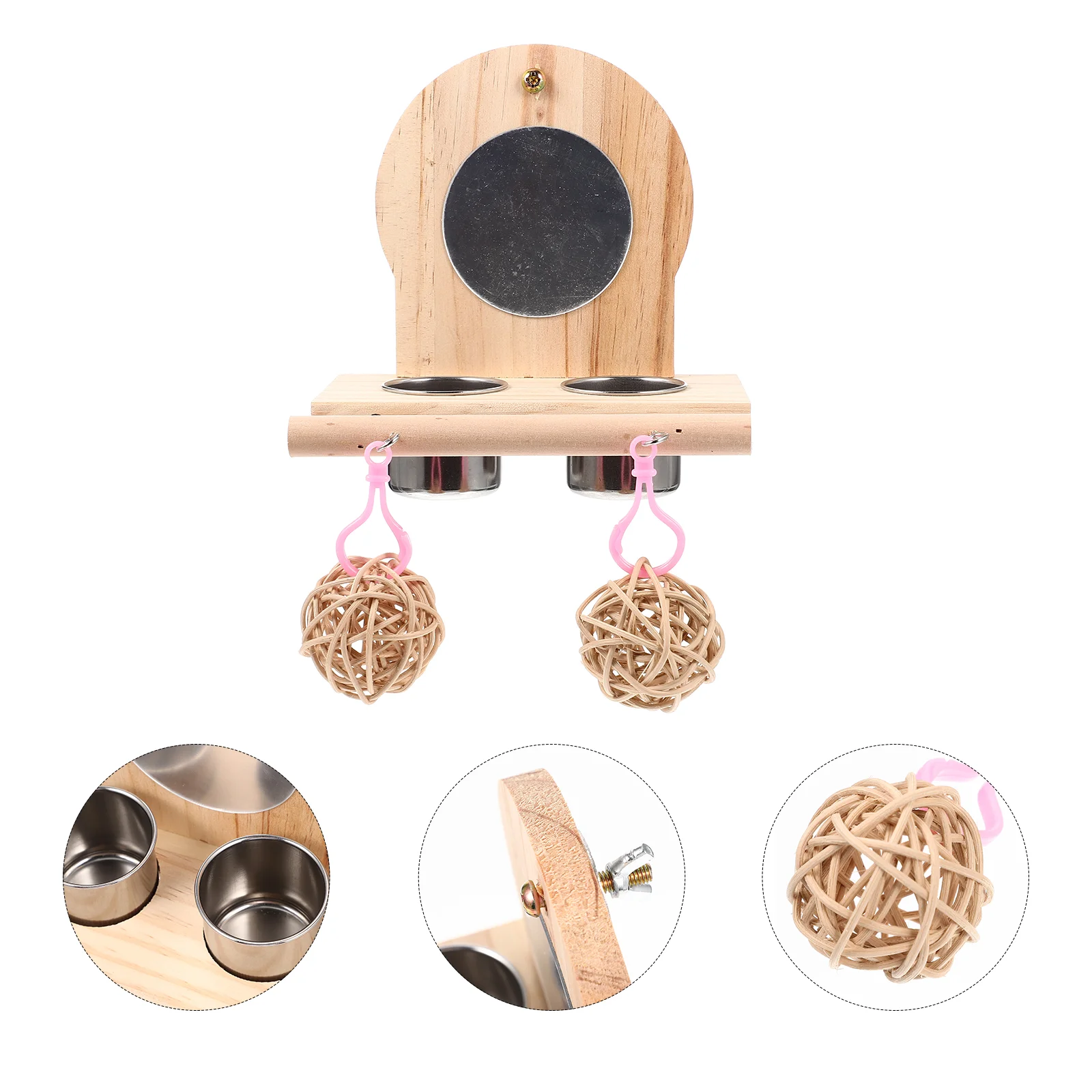 Bird Parrot Mirror Feeder Stand Perchcage Water Bowlparakeethanging Cup Dish Birds Birdcage Rattanwooden Bowls Interactive
Bird Parrot Mirror Feeder Stand Perchcage Water Bowlparakeethanging Cup Dish Birds Birdcage Rattanwooden Bowls Interactive