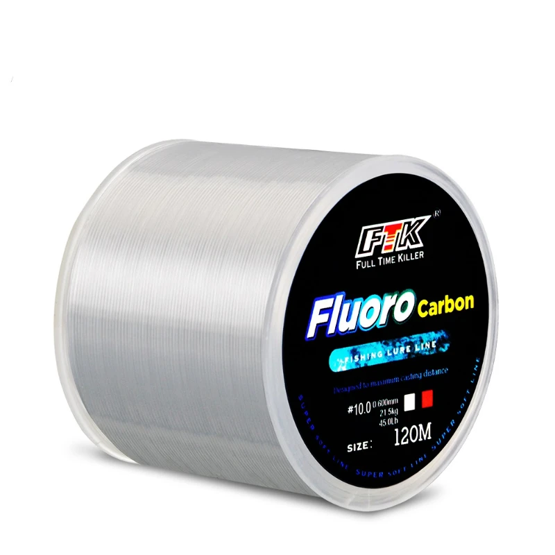 New 120M Carbon Fiber Coating Leader Lure Fishing Line 0.14-0.6mm 1.88-21.5kg Wearable Fluorocarbon Line Accessories
New 120M Carbon Fiber Coating Leader Lure Fishing Line 0.14-0.6mm 1.88-21.5kg Wearable Fluorocarbon Line Accessories