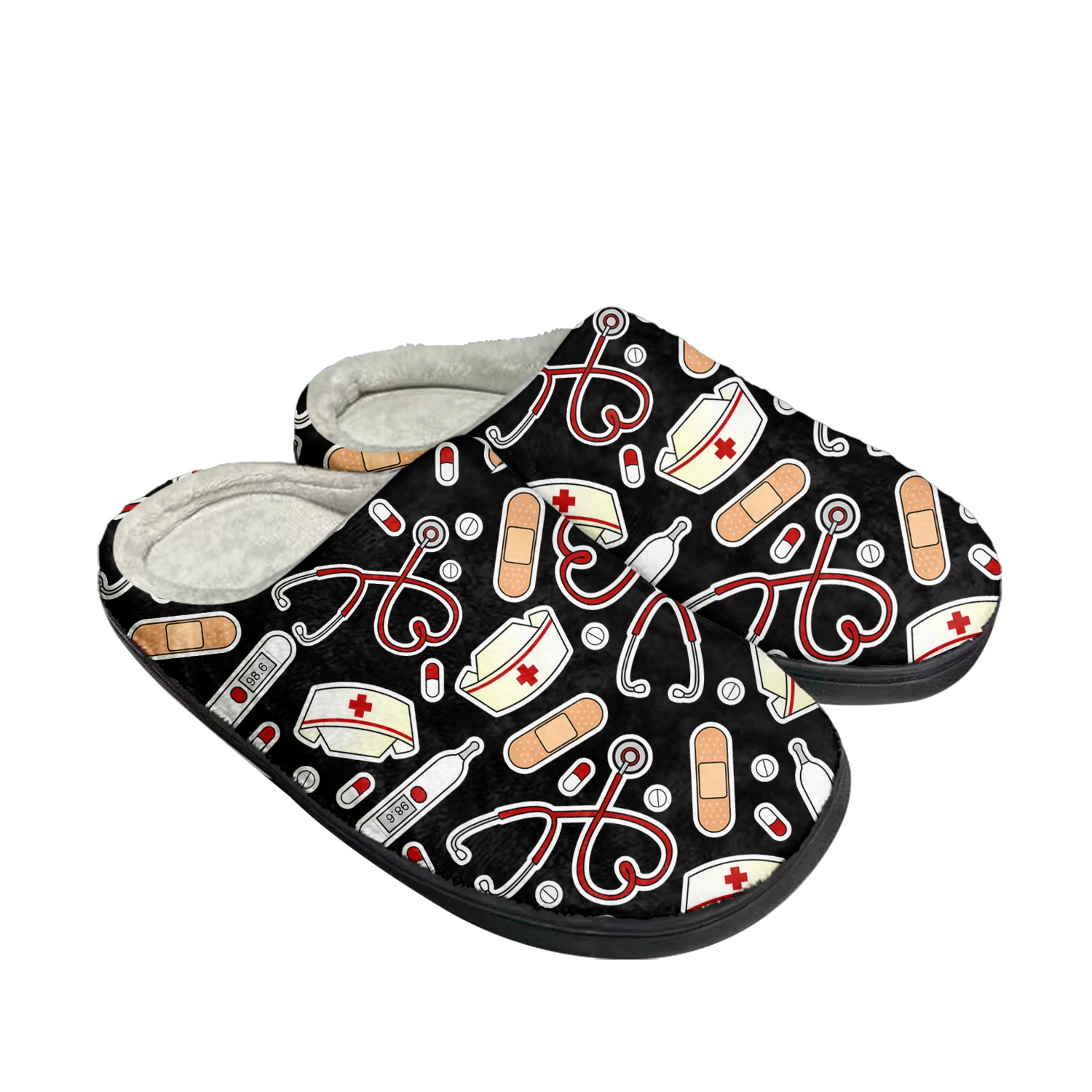 Hospital Nurse Heart Home Cotton Custom Slippers Mens Womens Sandals Plush Bedroom Casual Keep Warm Shoe Thermal Slipper Black
Hospital Nurse Heart Home Cotton Custom Slippers Mens Womens Sandals Plush Bedroom Casual Keep Warm Shoe Thermal Slipper Black