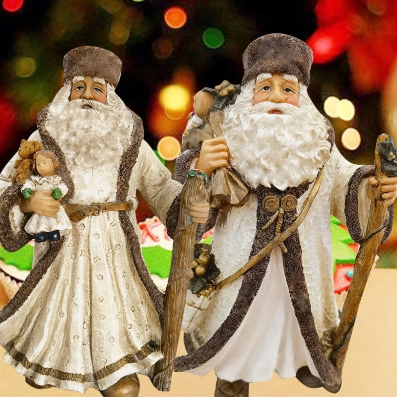 White Robe Old Man Ornaments Christmas Holiday Decor Dolls Resin Sculpture for Table Fireplaces Indoor Home Decorations
White Robe Old Man Ornaments Christmas Holiday Decor Dolls Resin Sculpture for Table Fireplaces Indoor Home Decorations